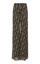 Altuzarra Bani Mid-rise Printed Silk Pants