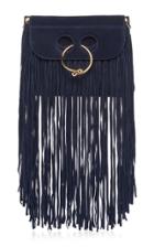 J.w.anderson Medium Pierce Suede Fringe Bag