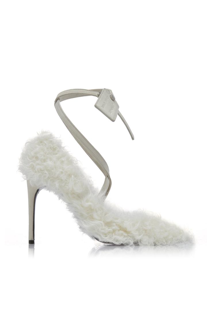 Off-white C/o Virgil Abloh Shaggy Ziptie Pumps