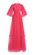 Moda Operandi Huishan Zhang January Pleated Tulle Dress