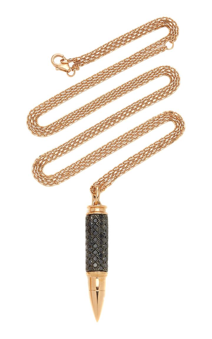 Moda Operandi Akillis 18k Rose Gold Diamond Necklace