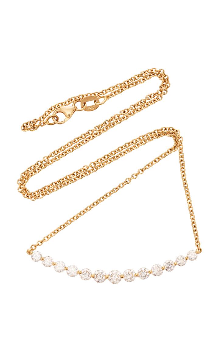 Anita Ko Crescent 18k Gold Diamond Necklace