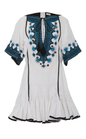 Talitha Button Embellished Alai Dress