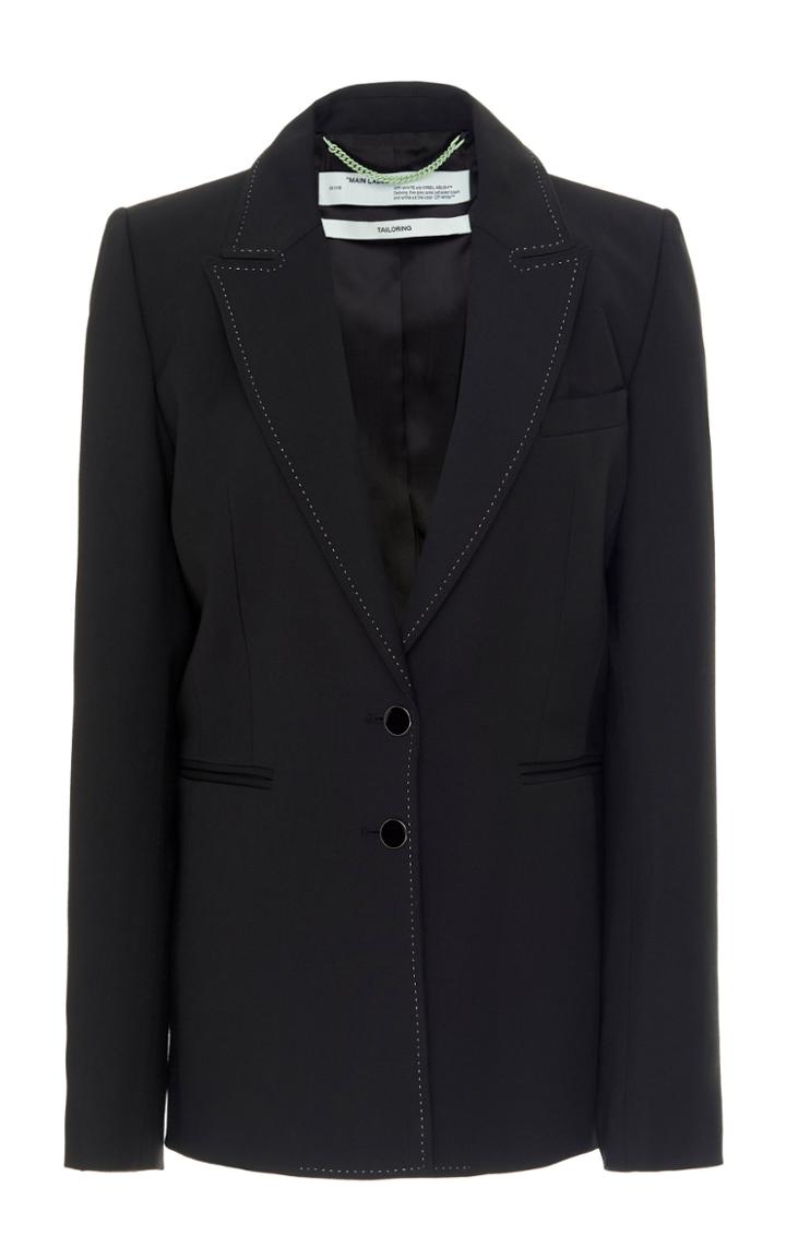 Off-white C/o Virgil Abloh Diag Velvet Blazer