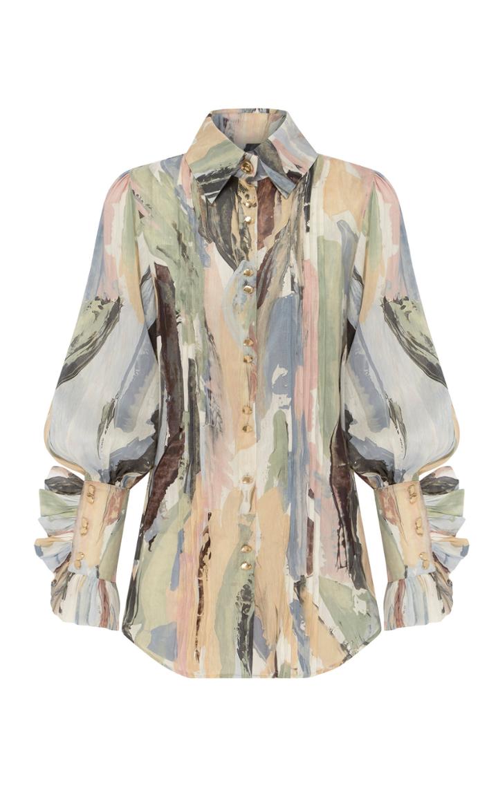 Aje Paperbark Shirt Dress