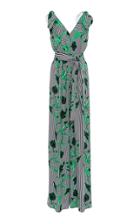 Lela Rose Bow Tie Jumpsuit