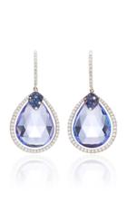 Martin Katz One-of-a-kind Tanzanite Briolette Drop Earrings