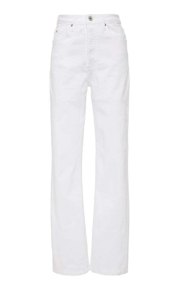 Eve Denim Juliette High-rise Straight-leg Jean