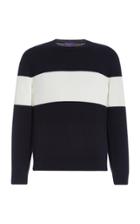 Ralph Lauren Purple Label Striped Cashmere Sweater