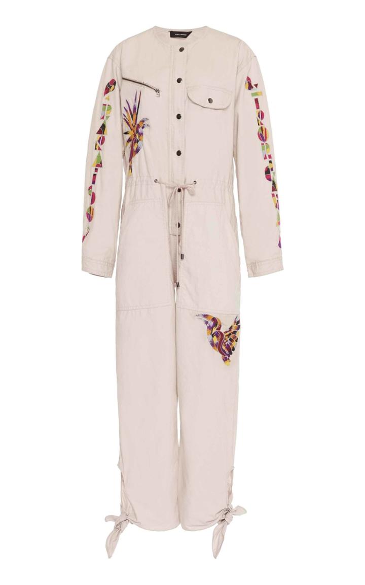 Moda Operandi Isabel Marant Gigi Jacquard-knit Cotton Jumpsuit Size: 34