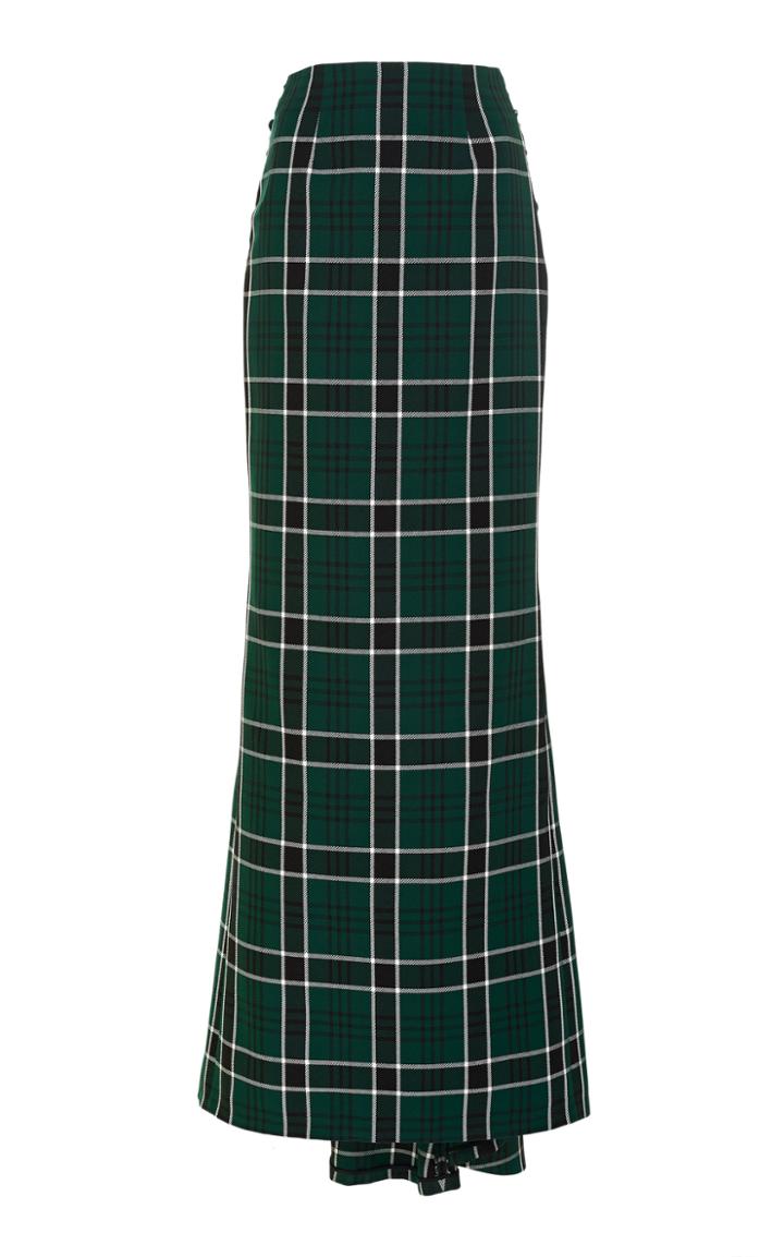 Rosie Assoulin Bow-tie Crepe Maxi Skirt