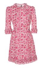 The Vampire's Wife Cate Ruffled Floral-print Cotton Mini Dress