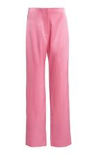 Moda Operandi Nanushka Tabbie Straight-leg Satin Pants