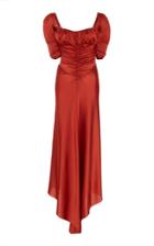 Alexis Noerene Ruched Tie-front Silk Maxi Dress