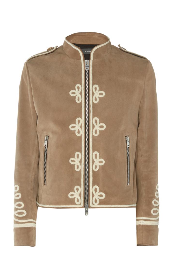 Amiri Military Leather Roping Jacket