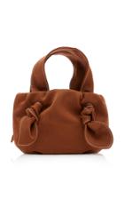 Staud Ronnie Knotted Satin Tote