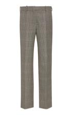 Givenchy Plaid Wool And Mohair-blend Slim-leg Pants