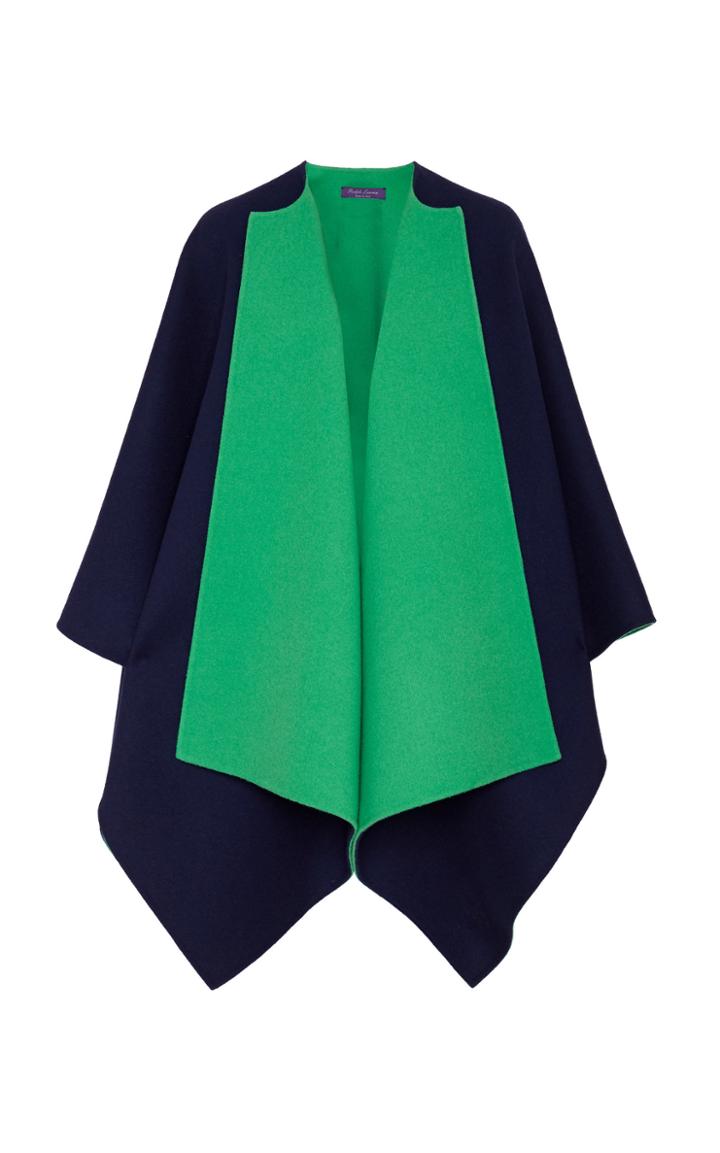 Ralph Lauren Kellin Reversible Wool Poncho