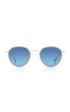Barton Perreira Lancer Round-frame Metal Sunglasses
