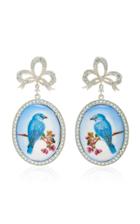 Axenoff Jewellery Wonderbird Silver Drop Earrings