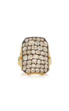 Sylva & Cie Ten Table Diamond 18k Yellow Gold Ring