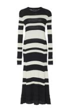 Proenza Schouler Striped Wool-blend Dress
