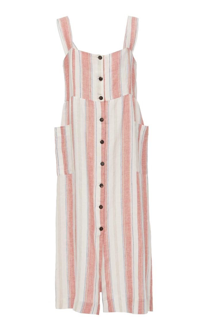 Giuliva Heritage Collection Giuditta Striped Linen Dress