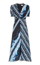Moda Operandi Saloni Lea Two-tone Silk Dress