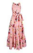 La Doublej Pellicano Americano Printed Cotton Dress