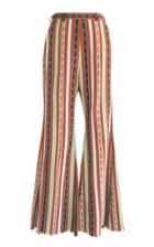Moda Operandi Alix Of Bohemia Brick Lane Striped Cotton Flared-leg Trousers