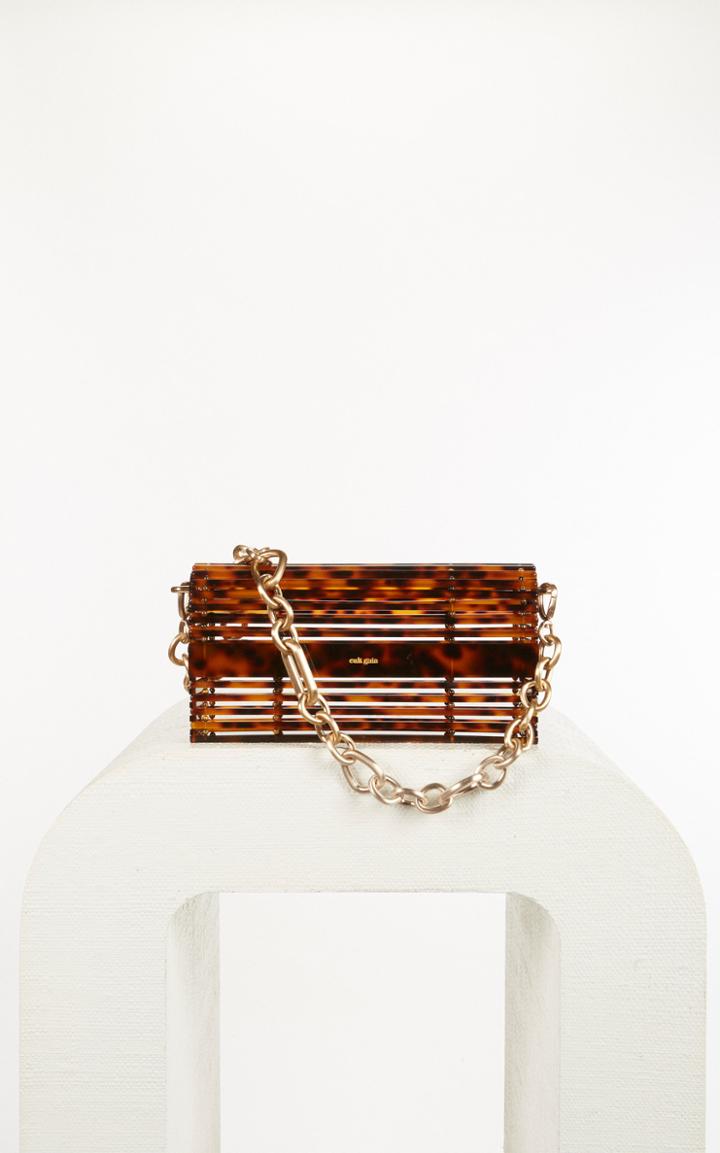 Moda Operandi Cult Gaia Sylva Caged Acrylic Shoulder Bag