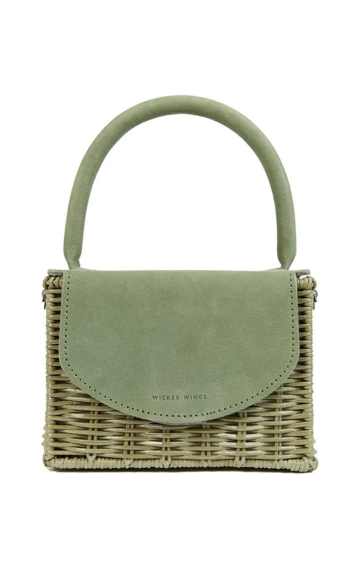 Wicker Wings Sage Babing Top Handle Bag