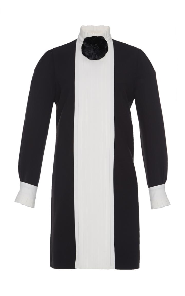 Andrew Gn High Neck Mini Dress