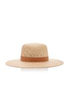 Janessa Leone Kerry Wide-brim Straw Hat Size: M