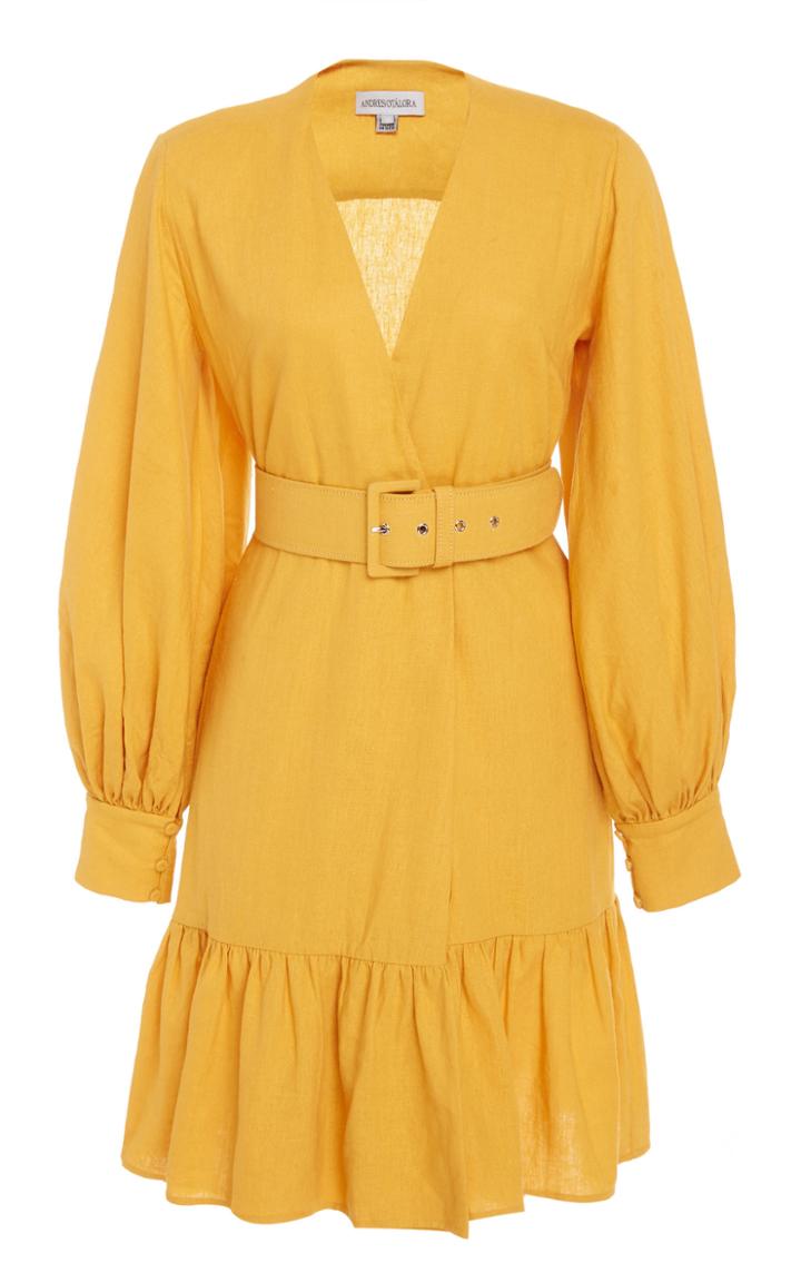 Andres Otalora Barinas Mini Dress With Belt