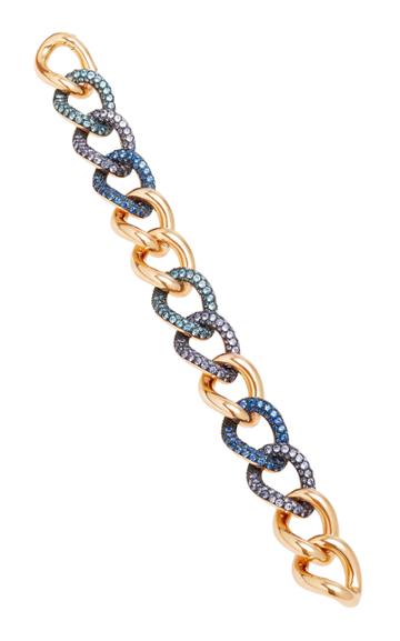 Pomellato Tango Rose Gold 7 Aquamarine And Sapphire Color Change Bracelet