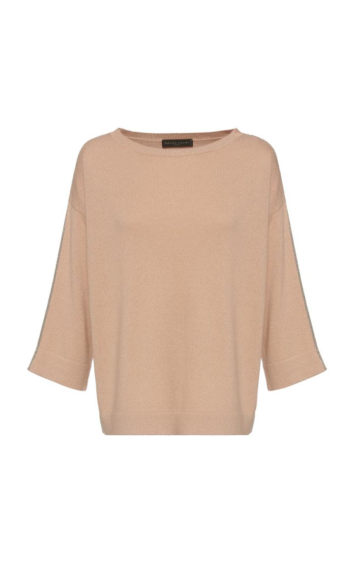 Fabiana Filippi 3/4 Sleeve Knit Top