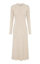 Anna Quan Astrid Ribbed Cotton Midi Dress