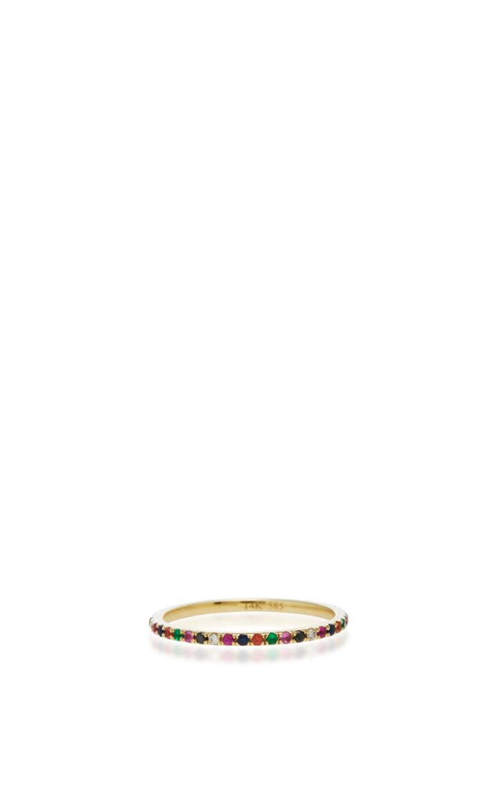 Ef Collection Eternity Rainbow Stack Ring