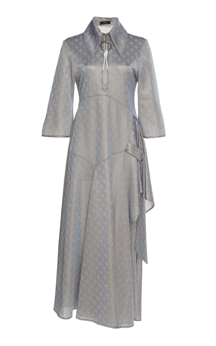Ellery Cascais Satin Zip-front Dress