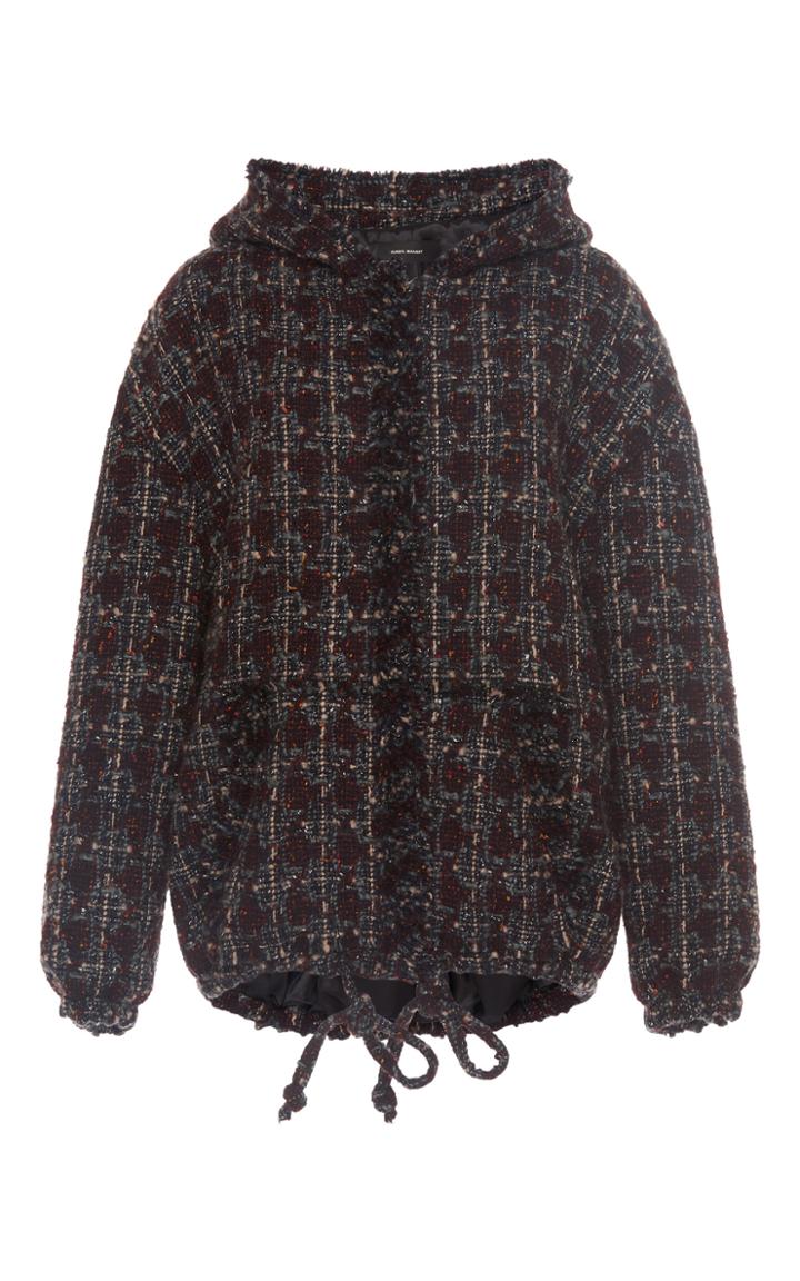 Isabel Marant Fliver Tweed Hooded Jacket
