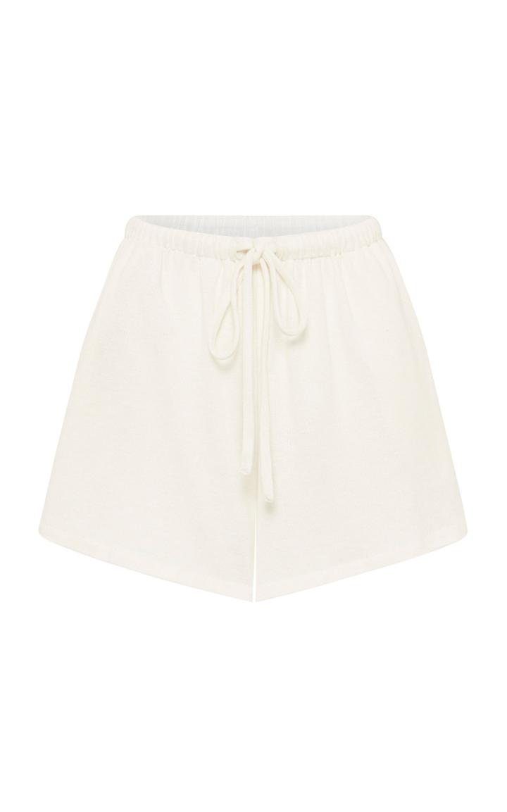 Moda Operandi St. Agni Odile Organic Cotton-hemp Drawstring Lounge Shorts