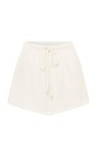 Moda Operandi St. Agni Odile Organic Cotton-hemp Drawstring Lounge Shorts