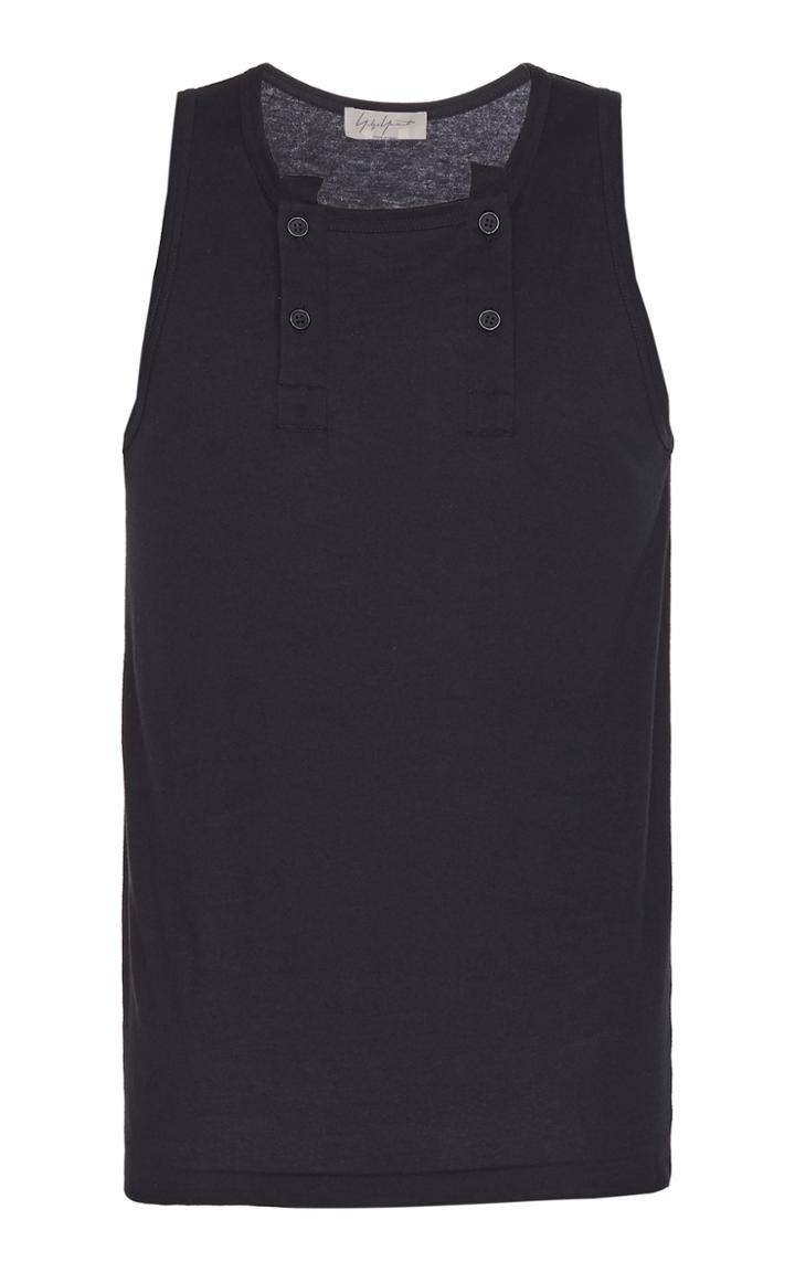 Yohji Yamamoto Placket Sleeveless Shirt