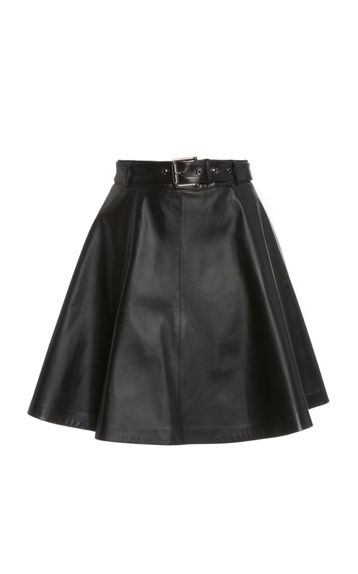 Moda Operandi Burnett New York Leather Mini Skirt