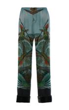 For Restless Sleepers Twill Artistic Bird Painted Etere Pant