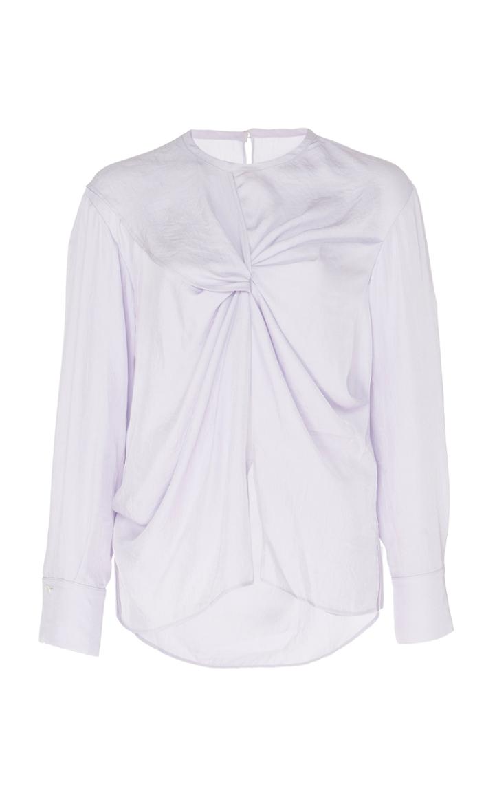 Tre By Natalie Ratabesi The Opal Draped Lurex Top