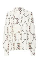Emilia Wickstead Cody Printed Silk Top