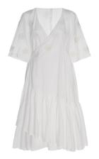 Merlette Aronia Ruffled Wrap Dress