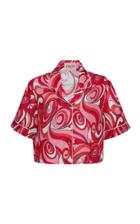 Moda Operandi Cin Cin Bowling Wavy Linen Shirt